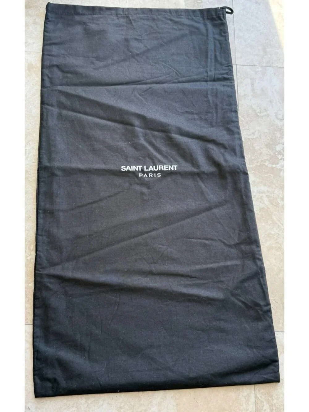 Saint Laurent Dust Bag Storage Cover Drawstring Black 27